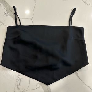 Black Sunday Best Handkerchief Crop Top